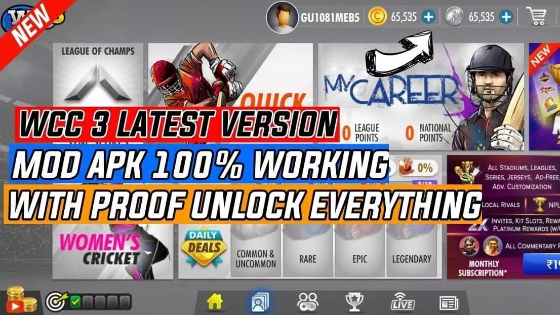 WCC3 Mod Apk